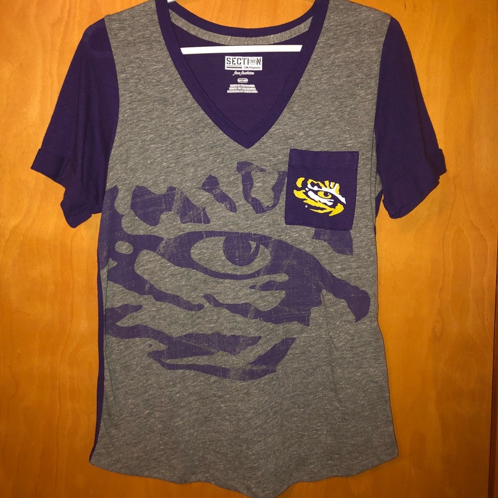 Nwot LSU Pocket Tee Sz S